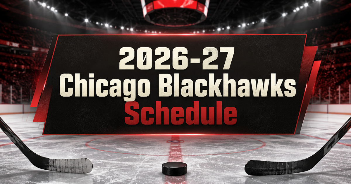 2026 27 Chicago Blackhawks Schedule Printable Featured 2026-27 Chicago Blackhawks Schedule Printable Featured
