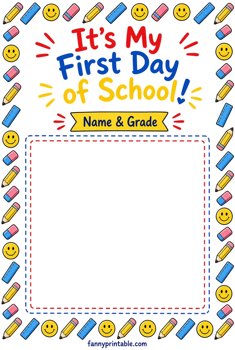 Free Printable First Day of School Signs (4)