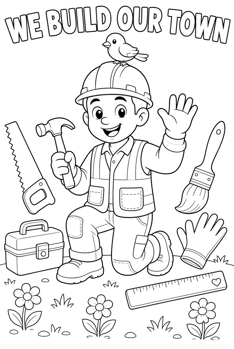 Free Labor Day Coloring Pages for Kids Printable PDFs (3)