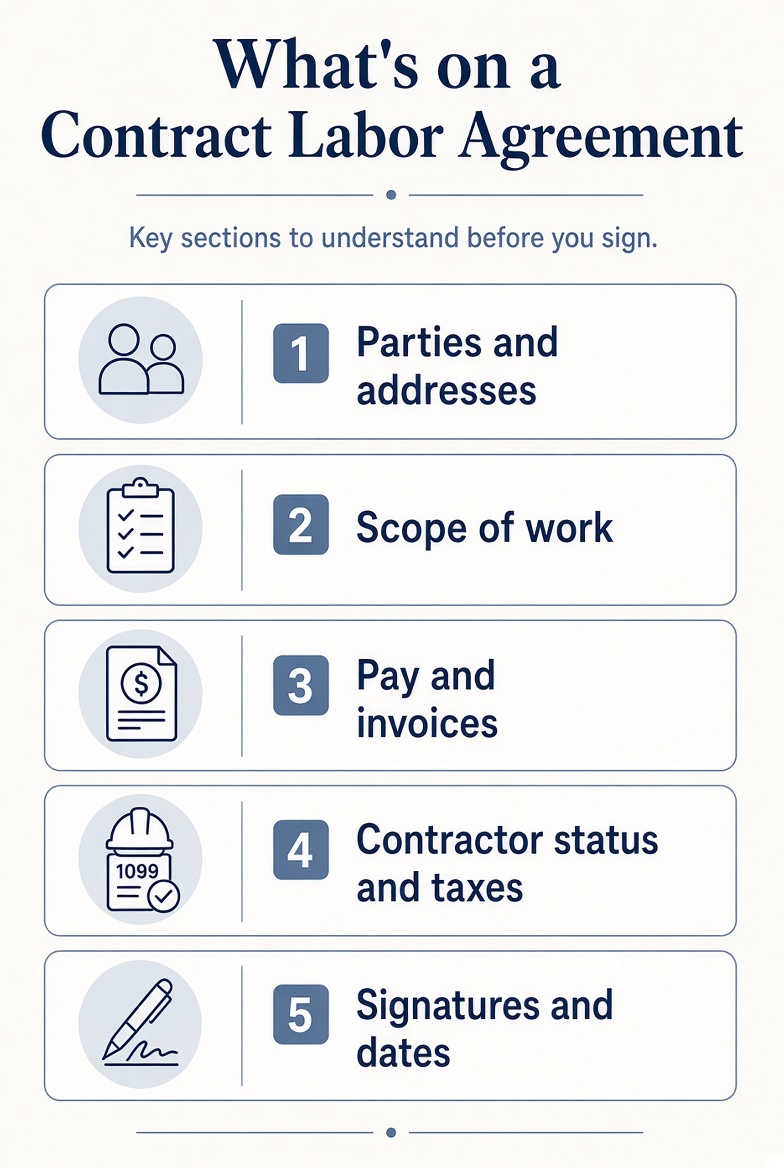 Free Printable Contract Labor Agreement Form (3)