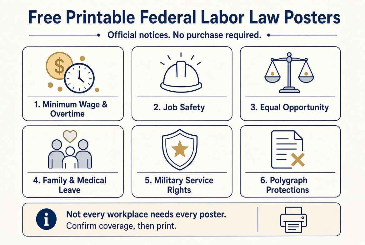 Free Printable Federal Labor Law Posters Official 3 1 Free Printable Federal Labor Law Posters (Official) (3)