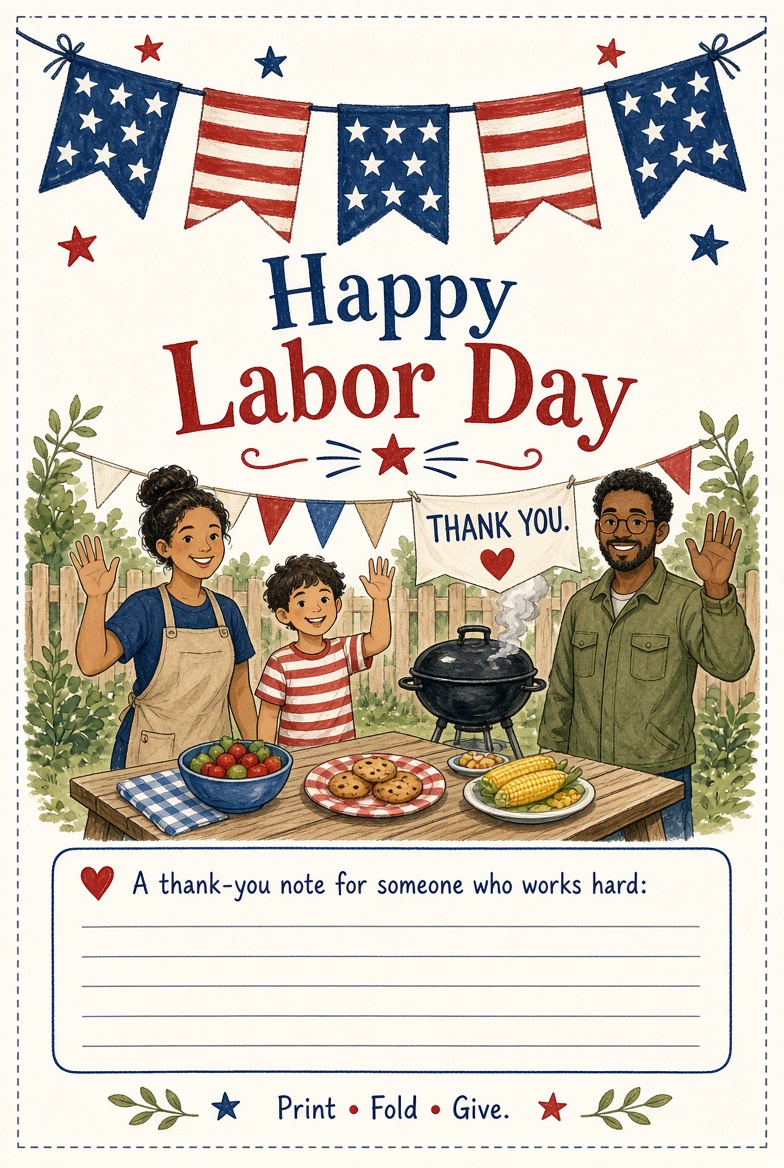 Free Printable Happy Labor Day Pages USA 2026 (2)