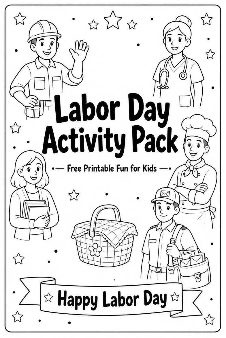 Free Printable Labor Day Activities for Kids (2026)
