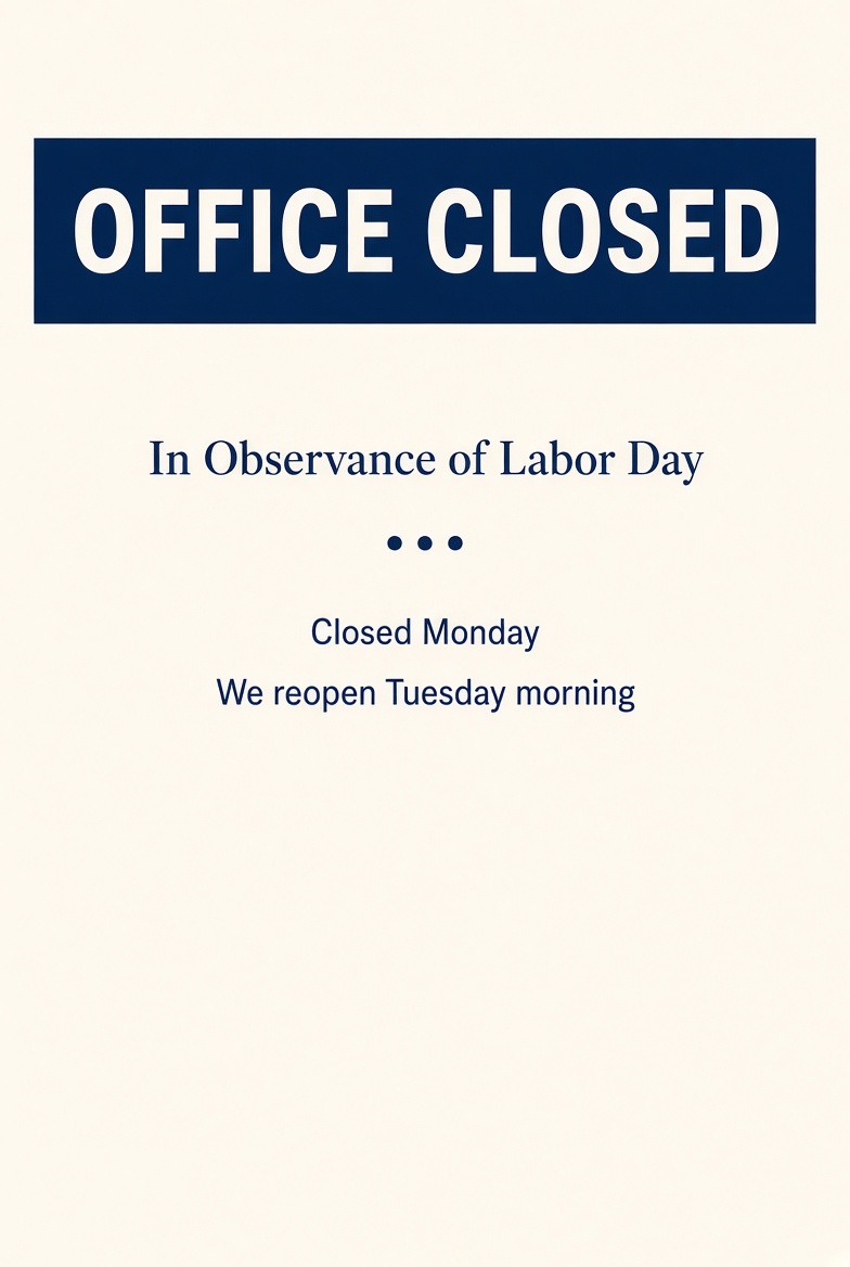 Free Printable Labor Day Closed Sign Template (4)
