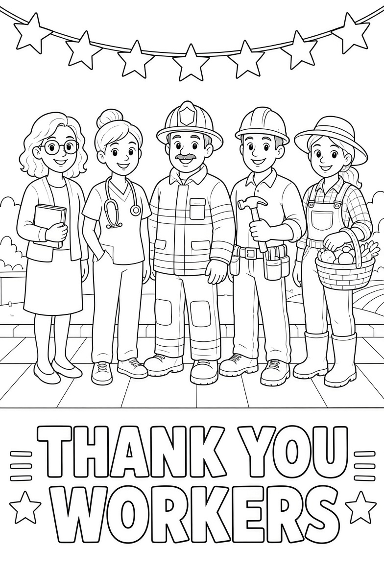 Free Printable Labor Day Coloring Pages for Kids (1)