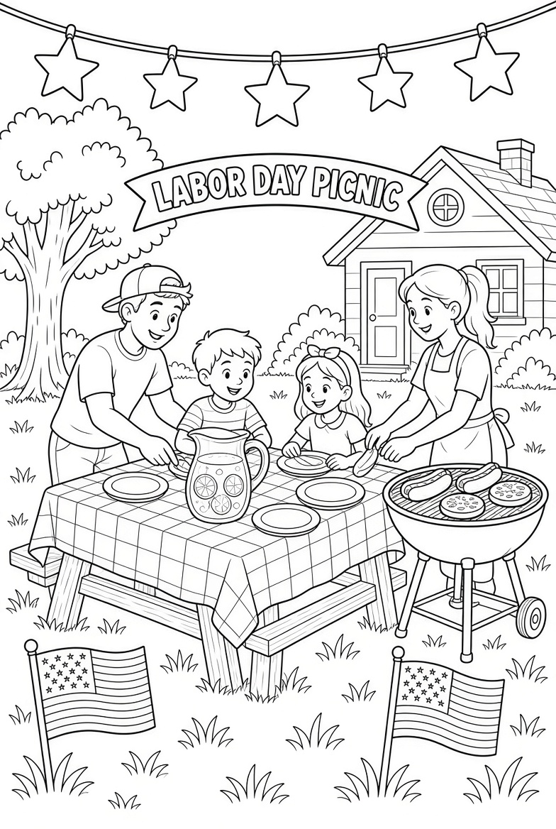 Free Printable Labor Day Coloring Sheets 2026 2 Free Printable Labor Day Coloring Sheets 2026 (2)