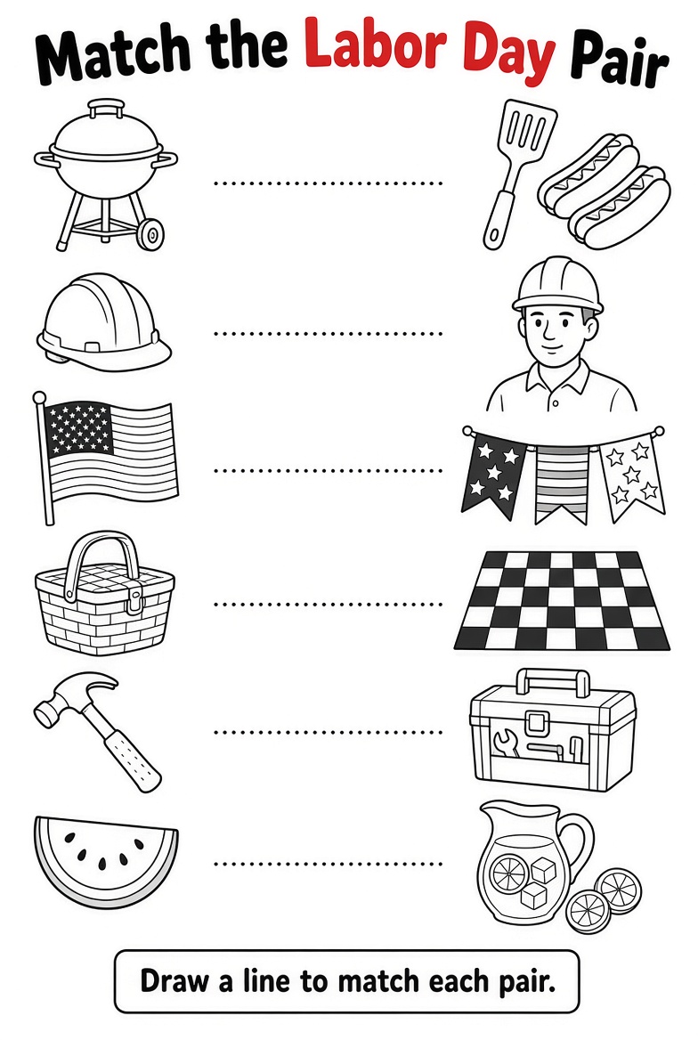 Free Printable Labor Day Games for Kids & Parties (1)