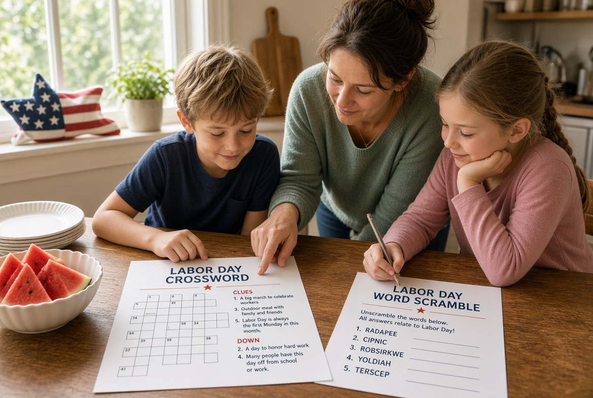 Free Printable Labor Day Puzzles Word Searches 4 Free Printable Labor Day Puzzles Word Searches (4)