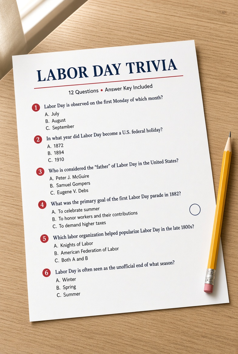 Free Printable Labor Day Trivia Quiz + Answers (4)