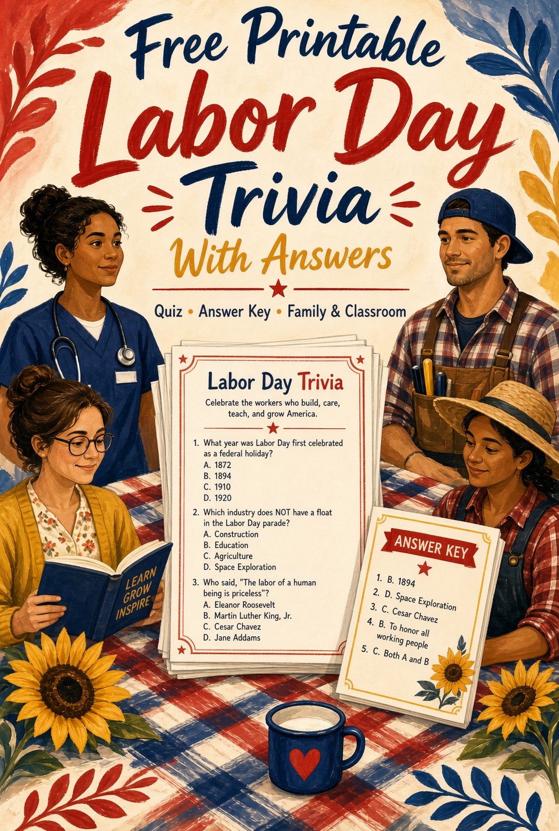 Free Printable Labor Day Trivia With Answers (2027)