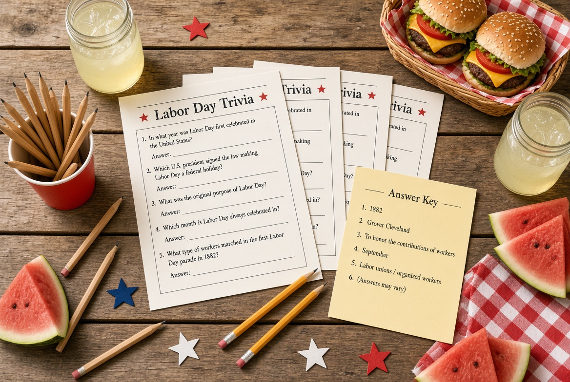 Free Printable Labor Day Trivia and Answers 3 Free Printable Labor Day Trivia and Answers (3)
