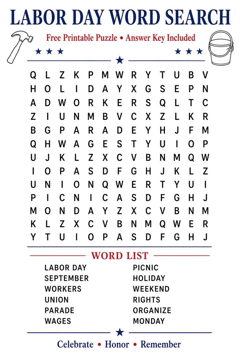 Free Printable Labor Day Word Search Puzzles (3)