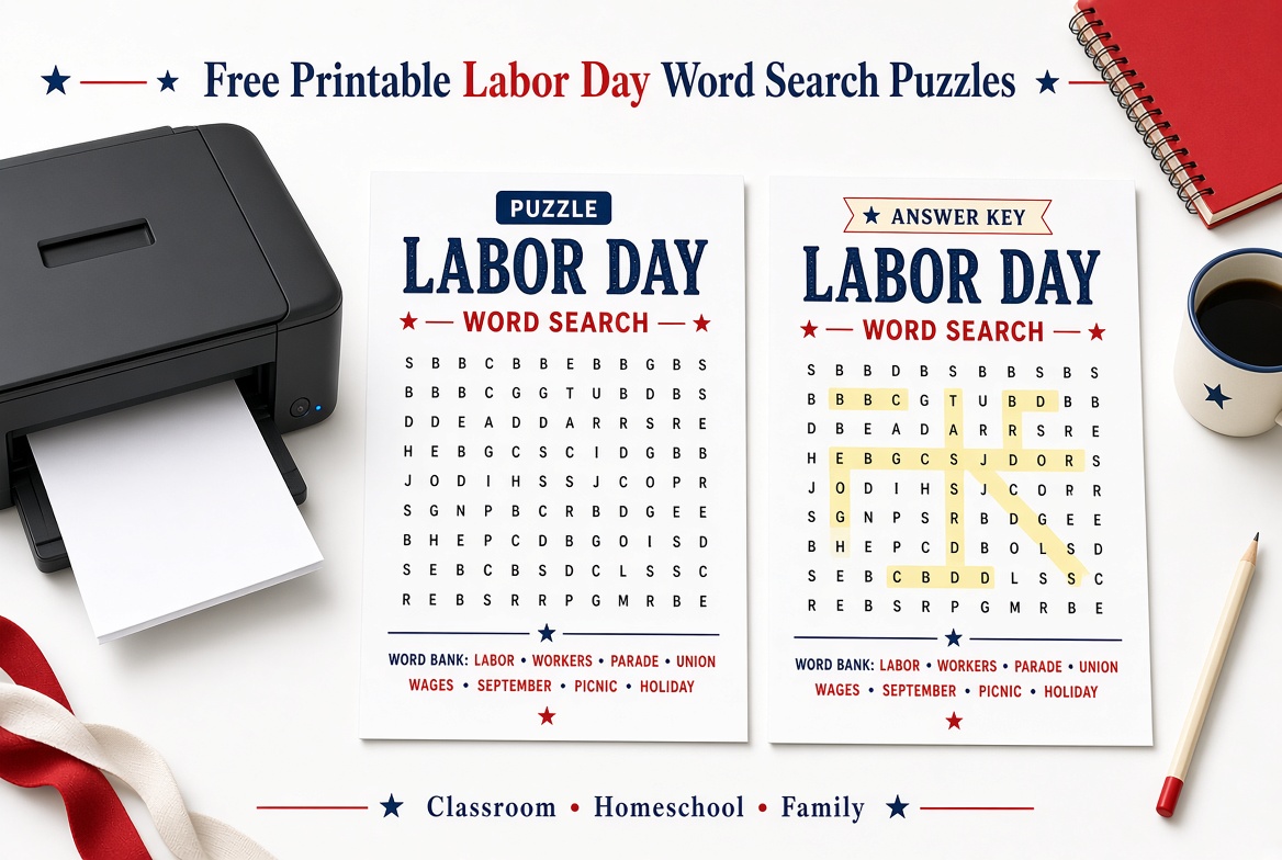 Free Printable Labor Day Word Search Puzzles (4)