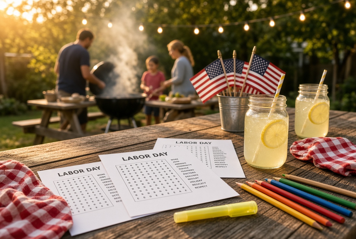 Free Printable Labor Day Word Search for Kids (1)