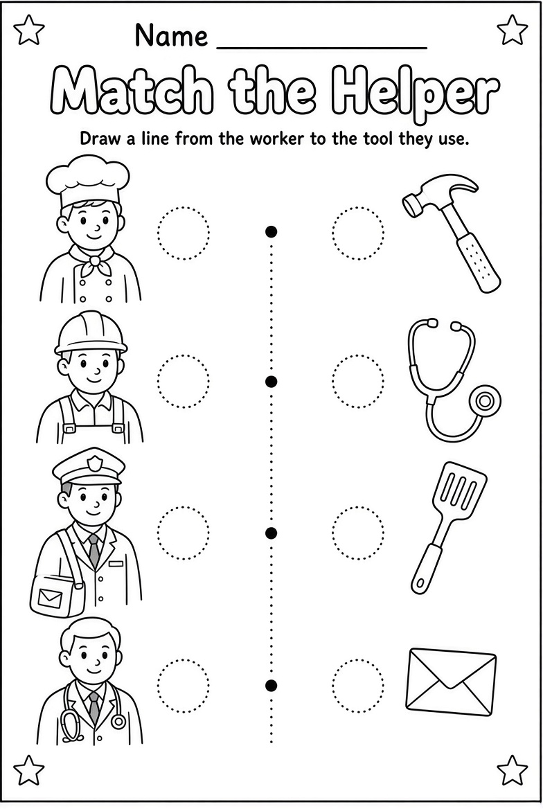 Free Printable Labor Day Worksheets for Kindergarten (4)