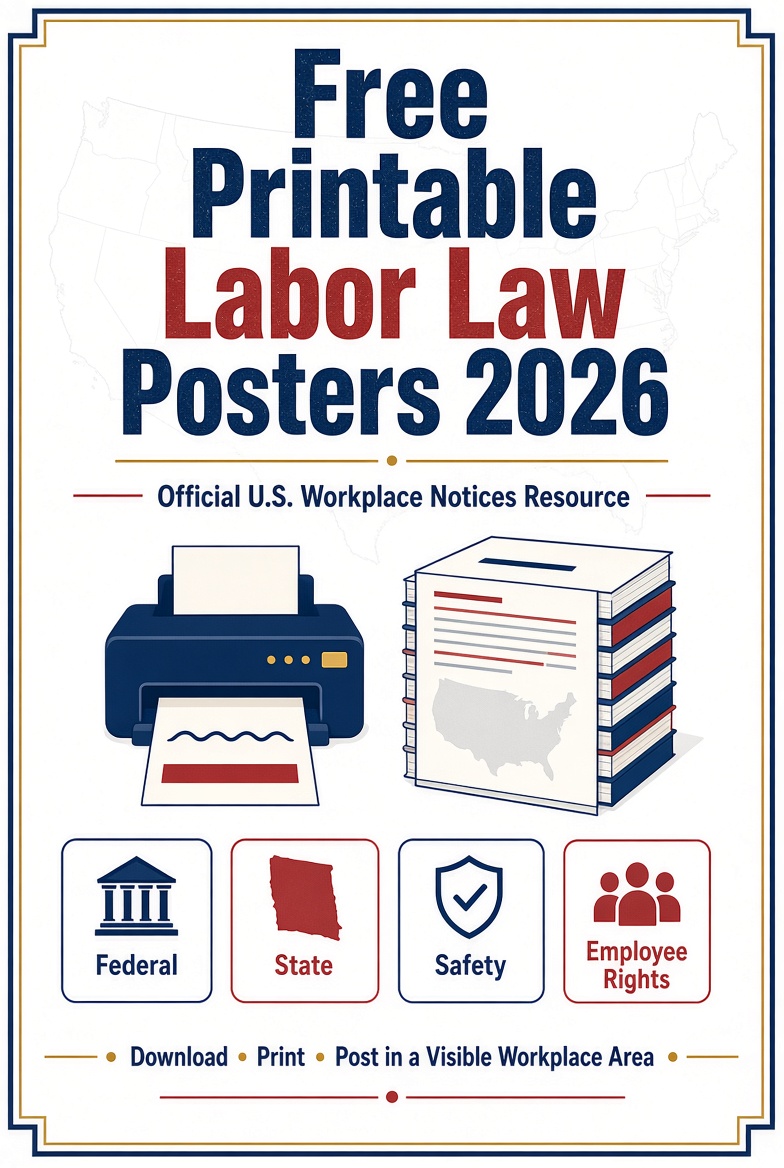 Free Printable Labor Law Posters 2026 Official Guide (4)