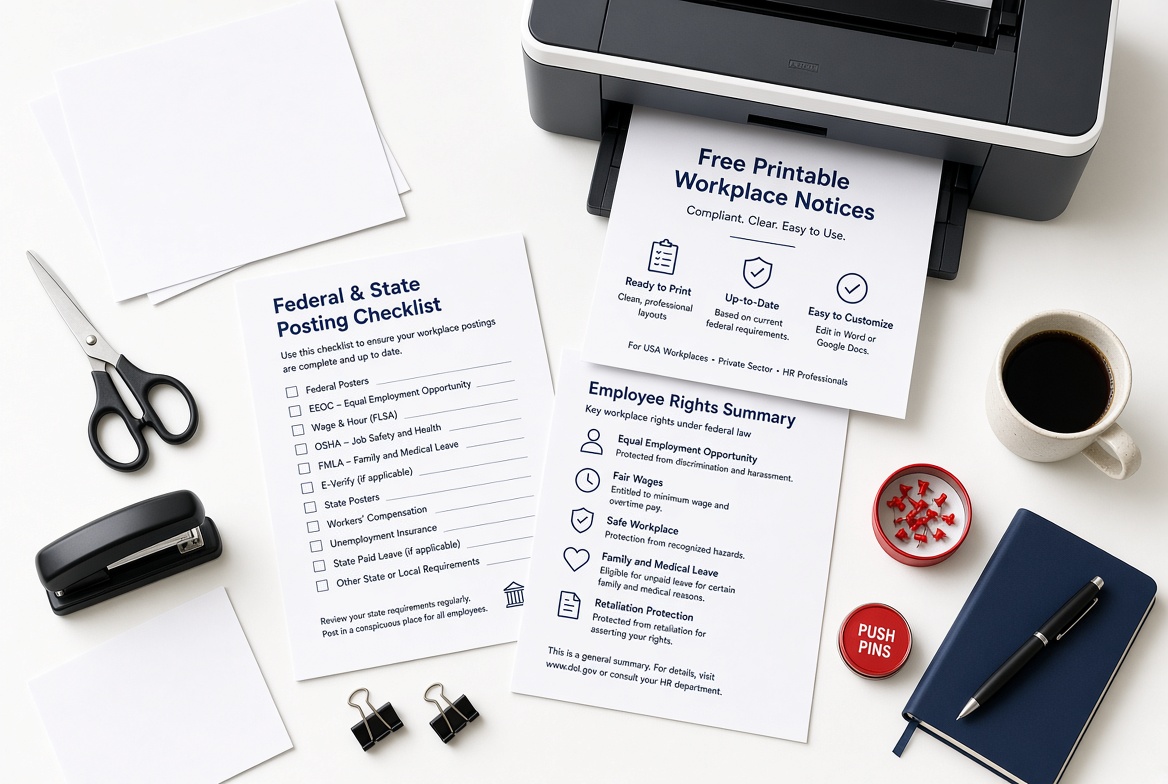 Free Printable Labor Law Posters Official U.S. Downloads (3)