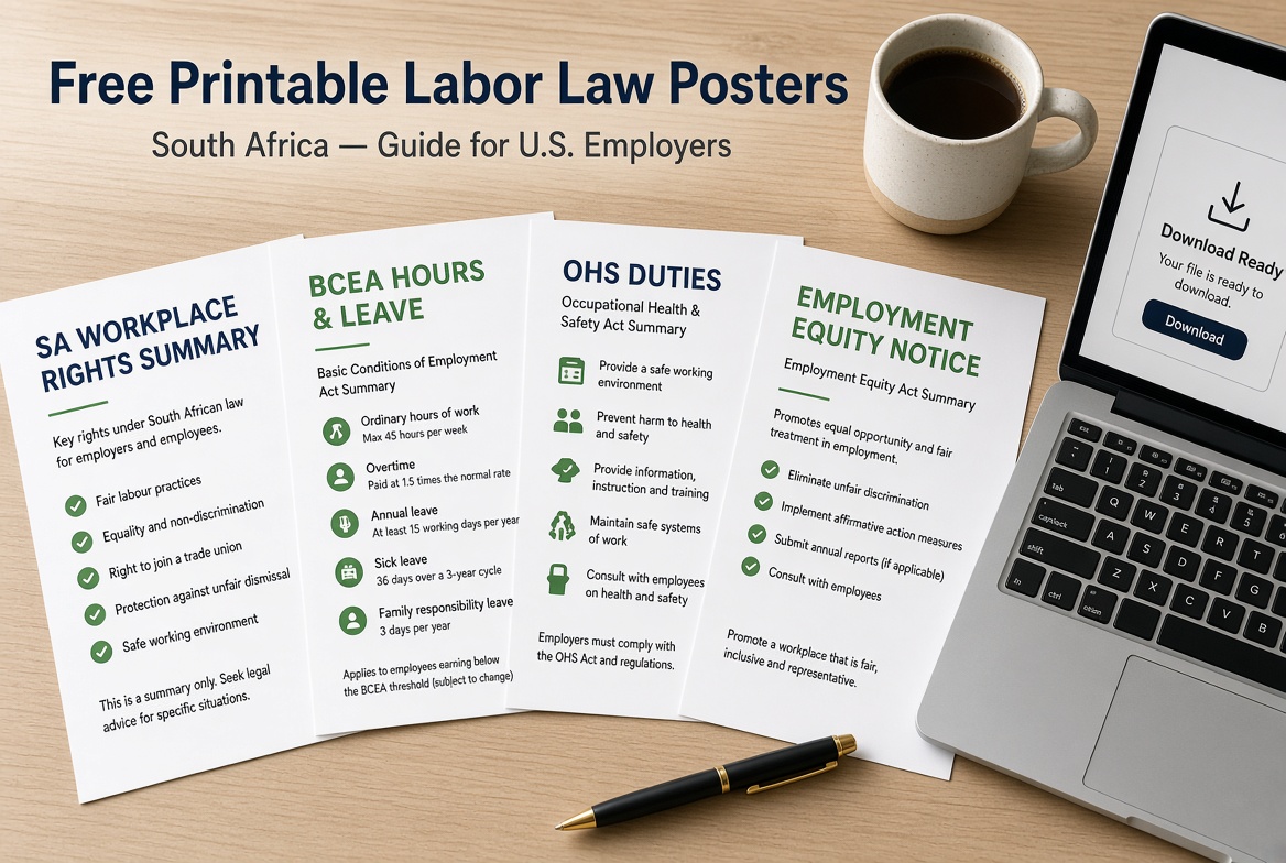 Free Printable Labor Law Posters South Africa 4 Free Printable Labor Law Posters South Africa (4)