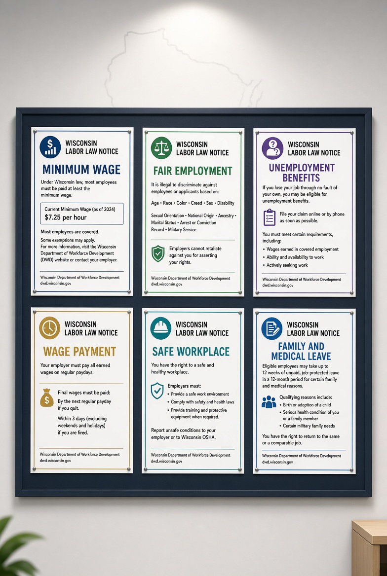 Free Wisconsin Labor Law Posters Printable 3