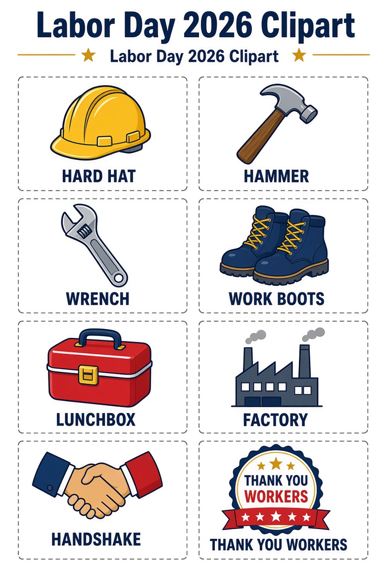 Labor Day 2026 Clipart Free | USA Printable Guide
