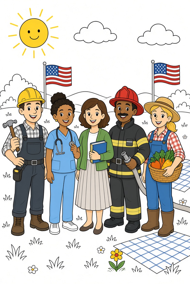 Labor Day Work Activities Free Printables (2)