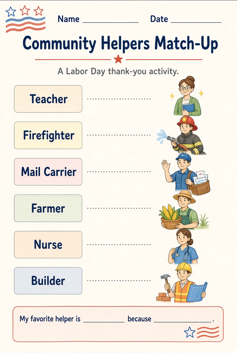 Labor Day Worksheets 2nd Grade Free Printables 3 Labor Day Worksheets 2nd Grade Free Printables (3)