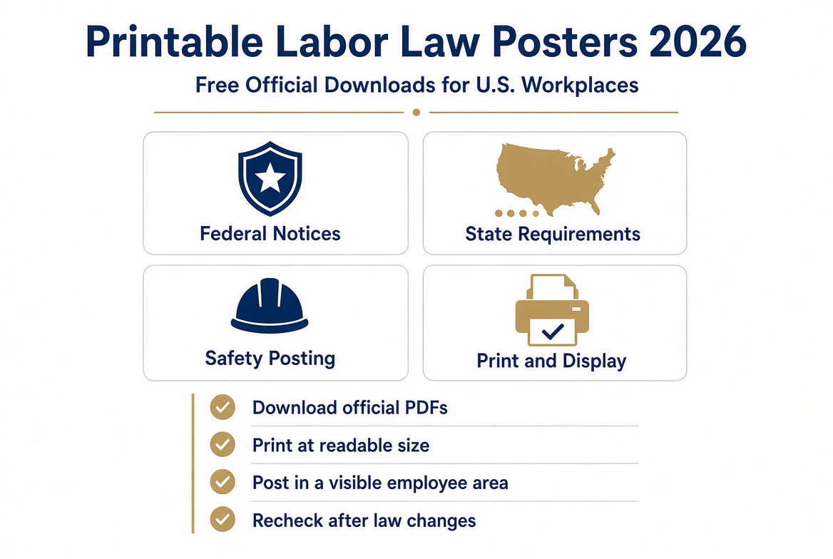 Printable Labor Law Posters 2026 Free Official PDFs (4)
