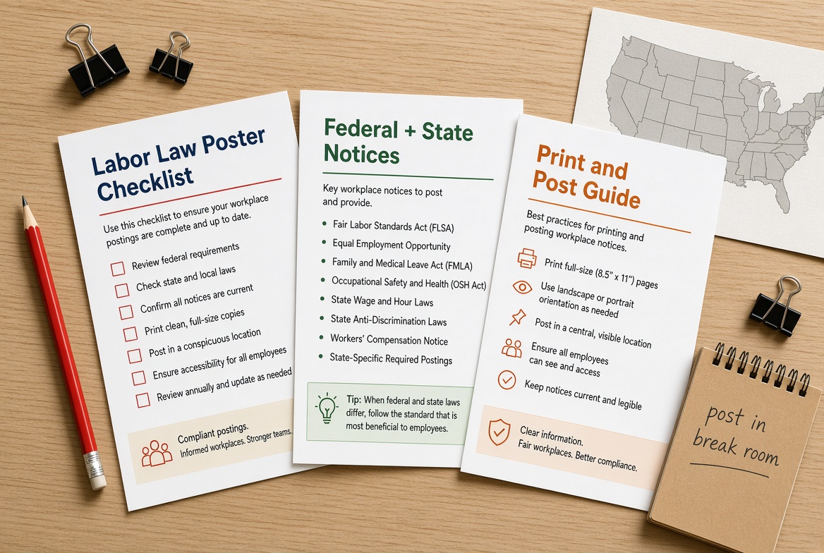 Printable Labor Laws Free Official US Posters (3)