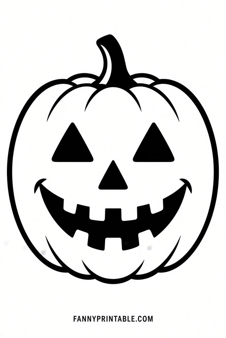 Best Free Pumpkin Stencils Printable (2)