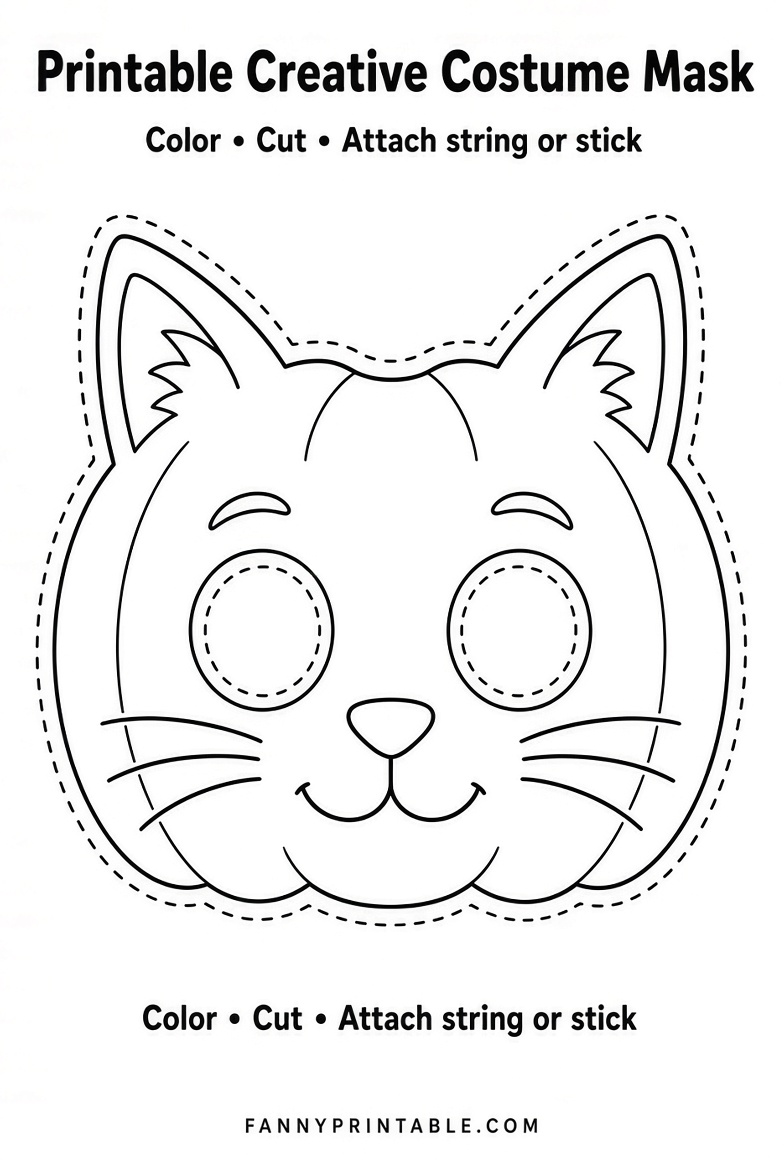 Creative Halloween Costumes Free Printables