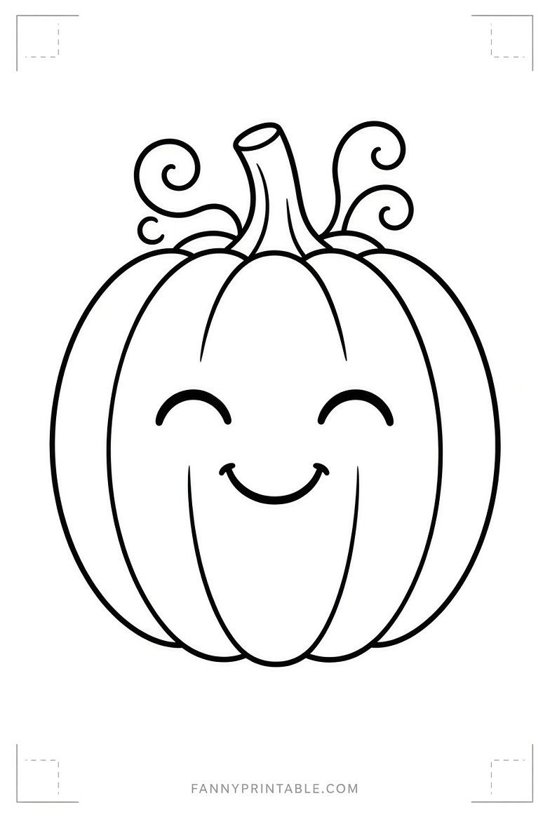 Cute Pumpkin Stencils Printable Free Downloads (2)