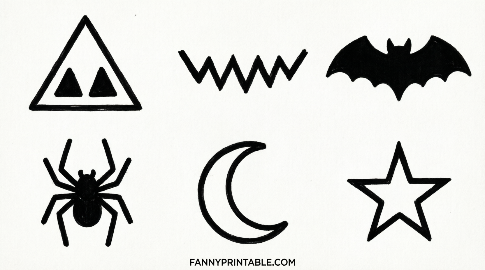 Easy Free Printable Pumpkin Carving Stencils (2)