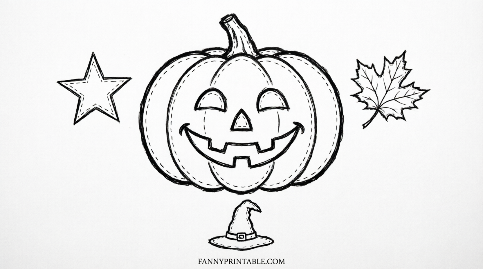 Easy Free Printable Pumpkin Carving Stencils (4)
