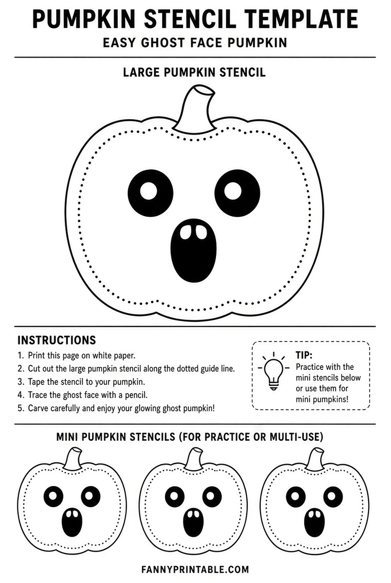 Easy Free Pumpkin Stencils Printable Guide 2 Easy Free Pumpkin Stencils Printable Guide (2)