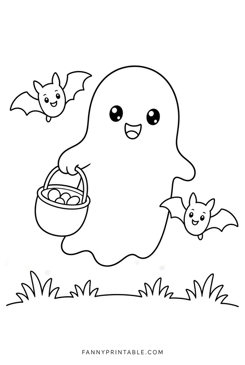 Easy Halloween Coloring Pages Free Printables