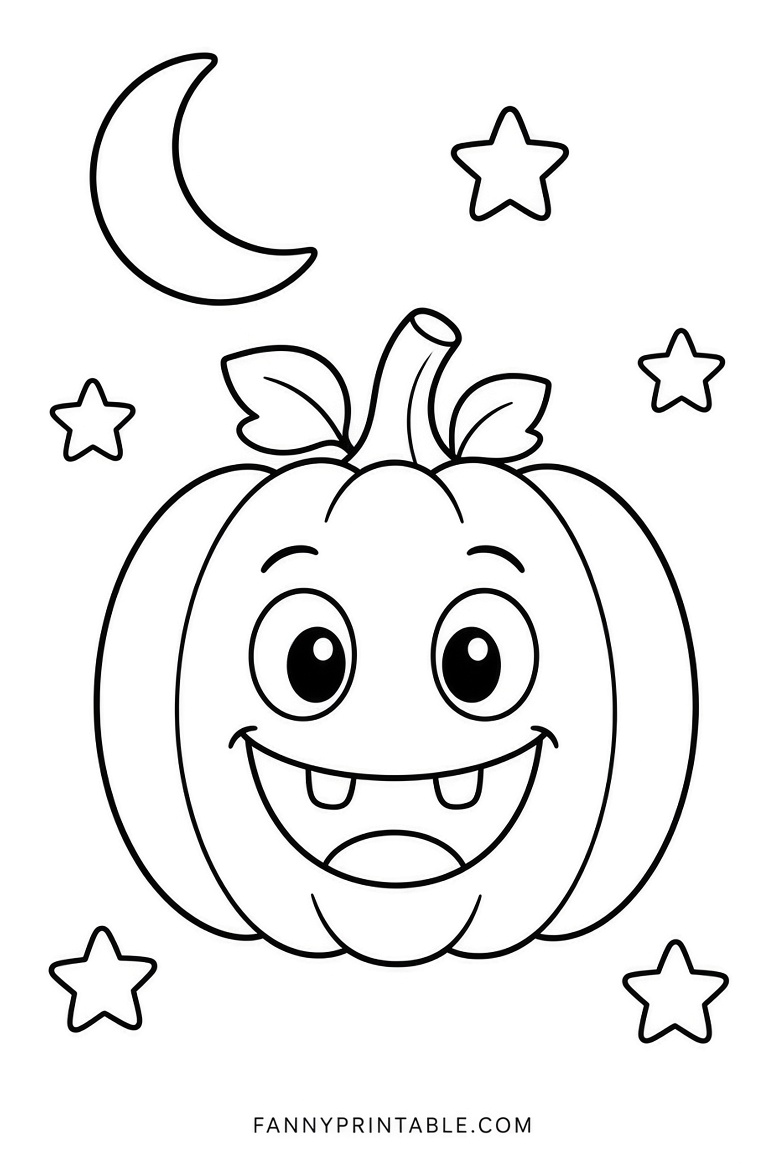 Easy Halloween Coloring Pages Free Printables