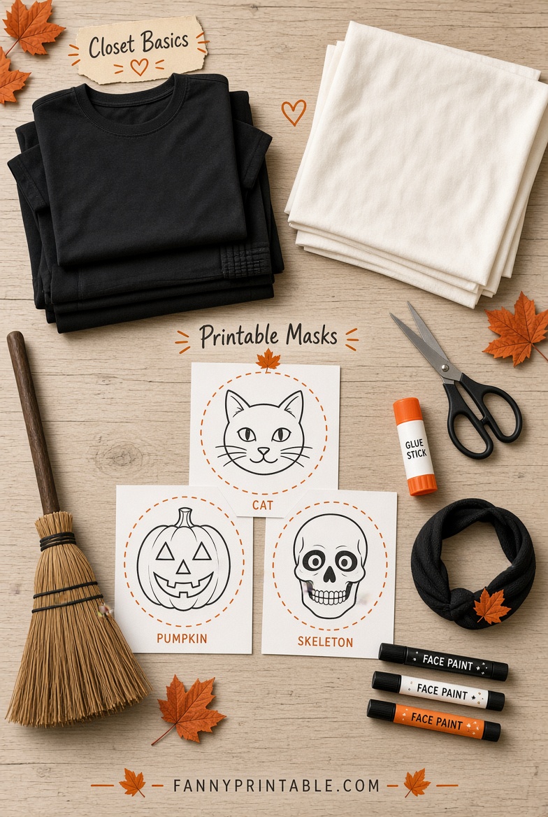 Easy Halloween Costumes for Adults | Free Printables