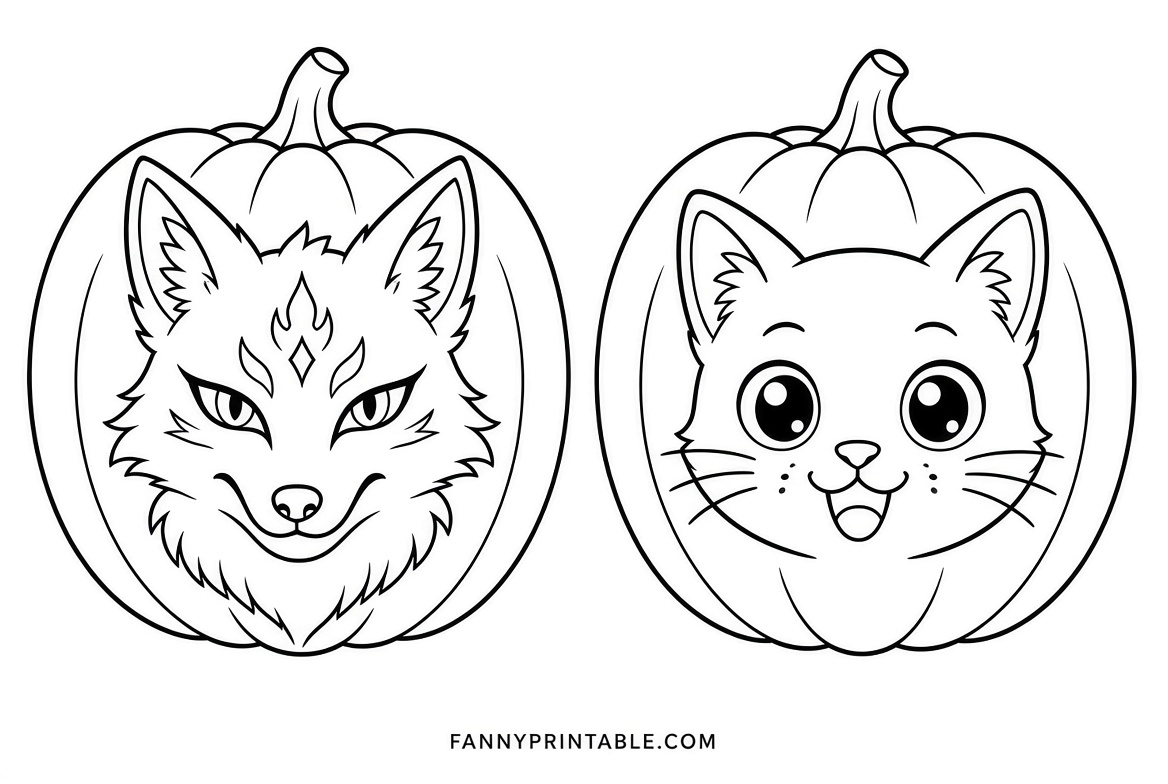 Free Anime Pumpkin Carving Stencils Printable (3)