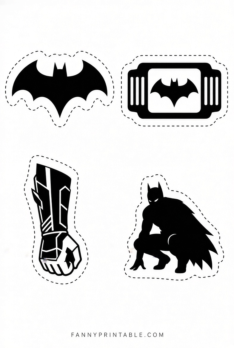 Free Batman Pumpkin Carving Stencils Printable (4)