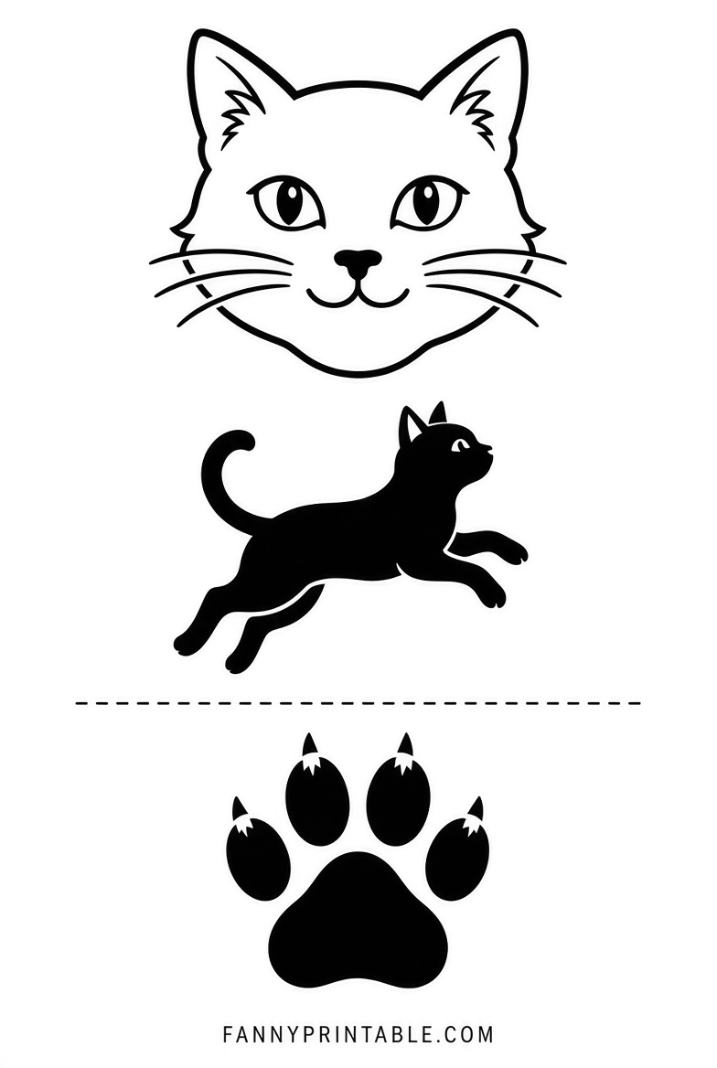 Free Cat Pumpkin Stencils Printable (3)