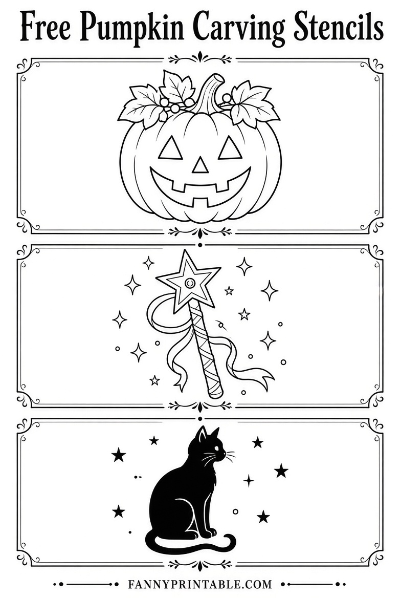 Free Disney Pumpkin Carving Stencils Printable (1)