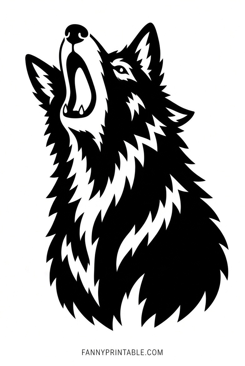 Free Dog Pumpkin Carving Stencils Printable (4)