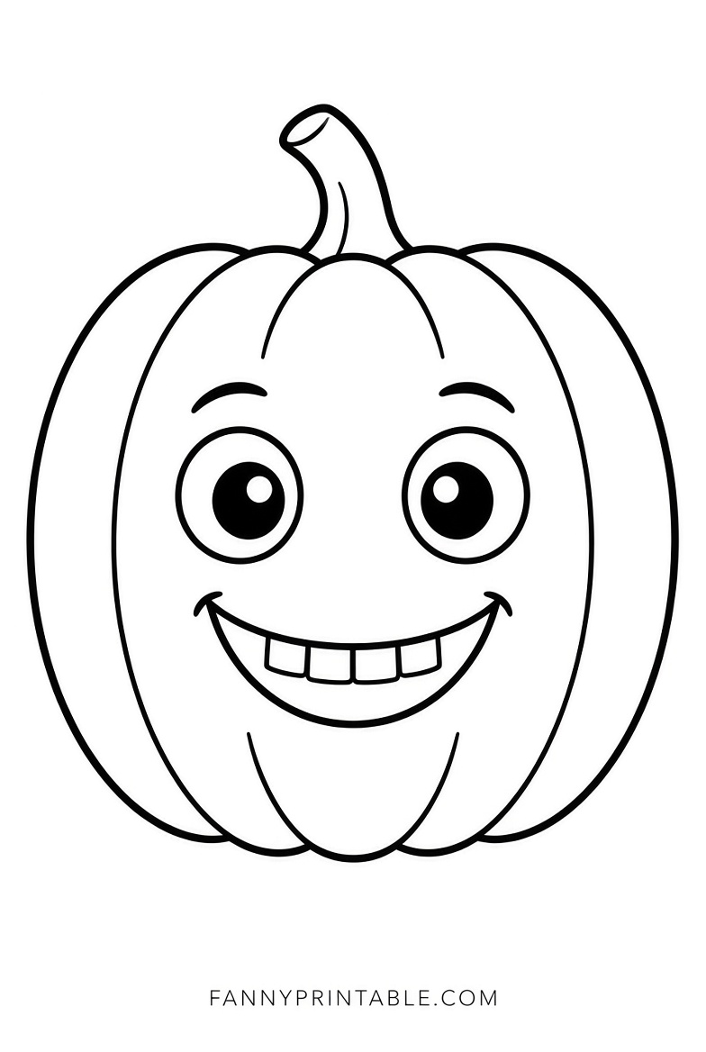Free Easy Pumpkin Stencils Printable for Halloween (1)