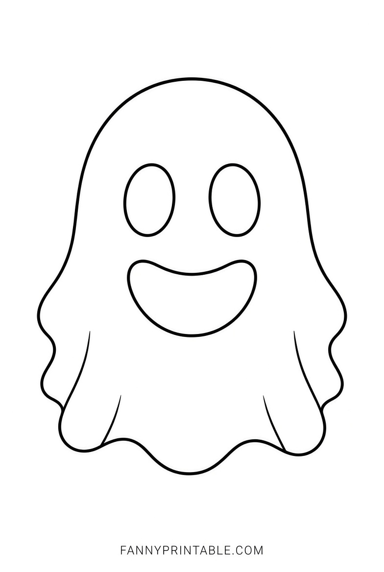 Free Ghost Pumpkin Carving Stencils Printable (3)