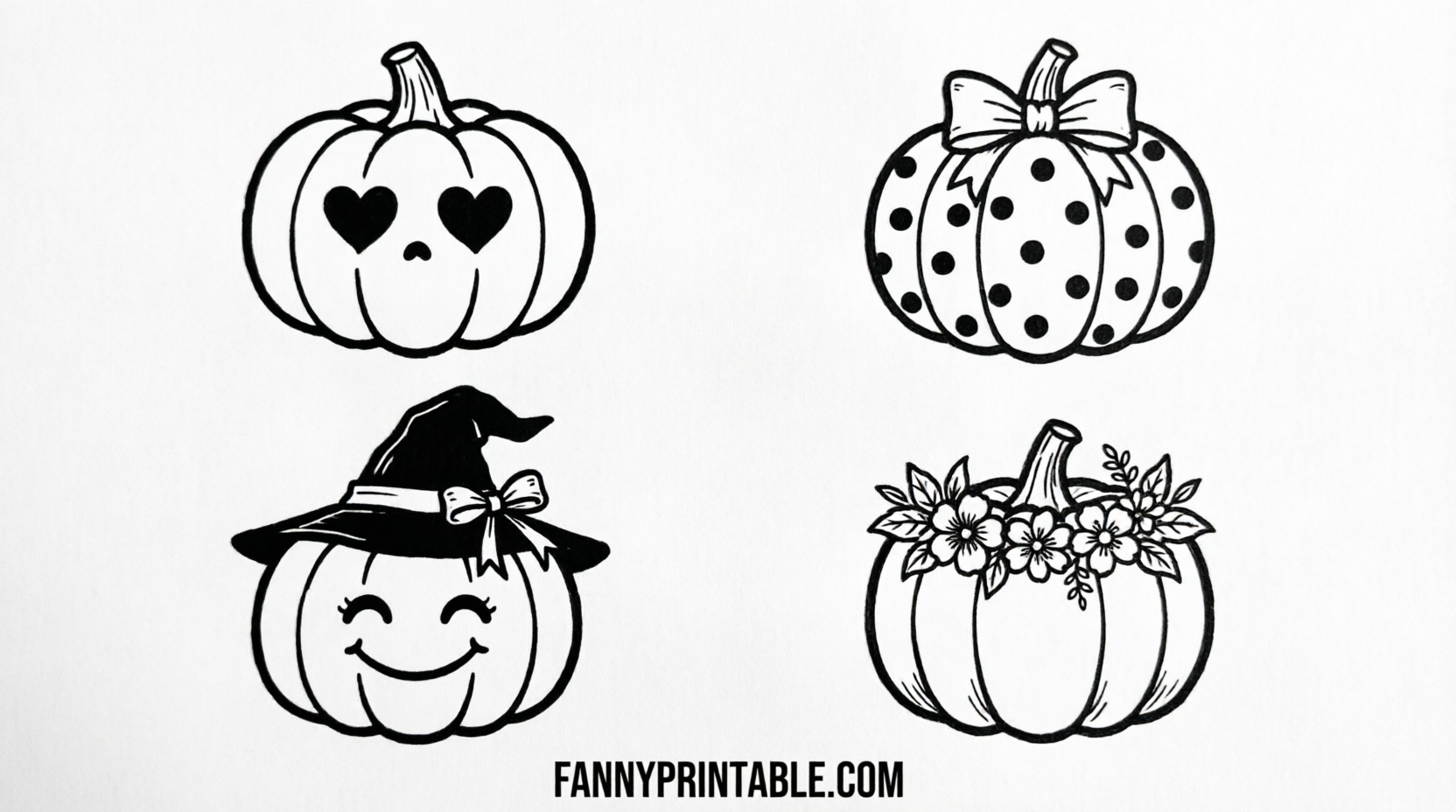 Free Girly Pumpkin Stencils Printable 4 Free Girly Pumpkin Stencils Printable (4)