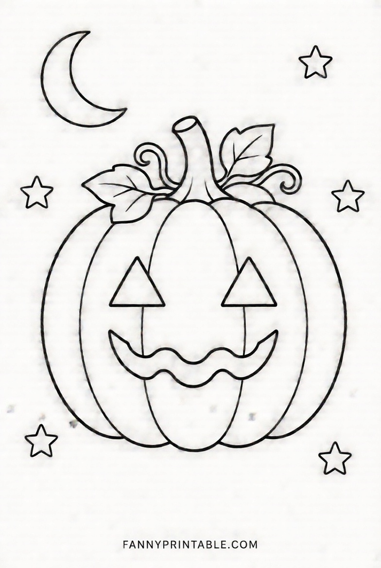 Free Halloween Color Pages Printables for Kids