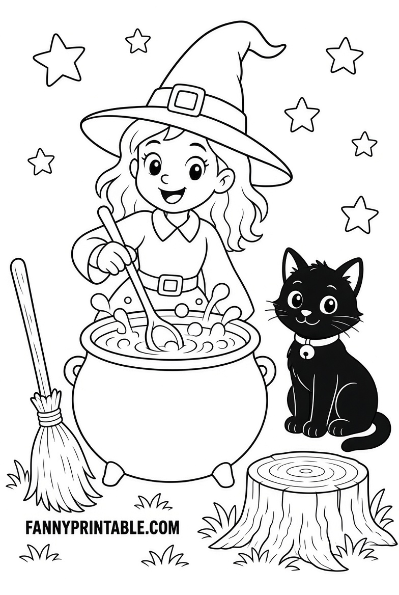 Free Printable Halloween Coloring Pages