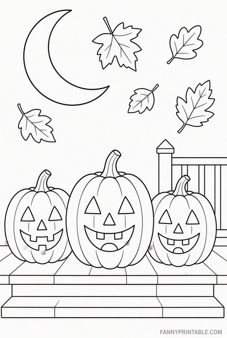Free Halloween Coloring Pages Printable