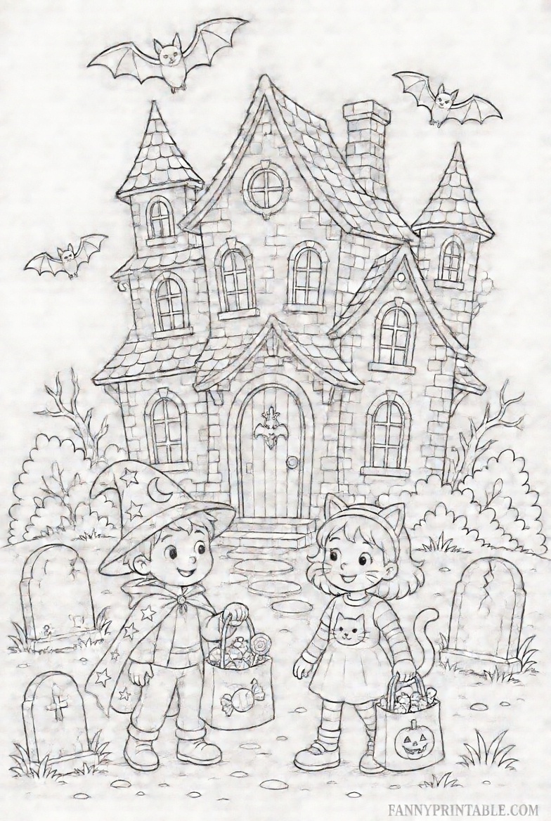 Free Halloween Coloring Pages Printable