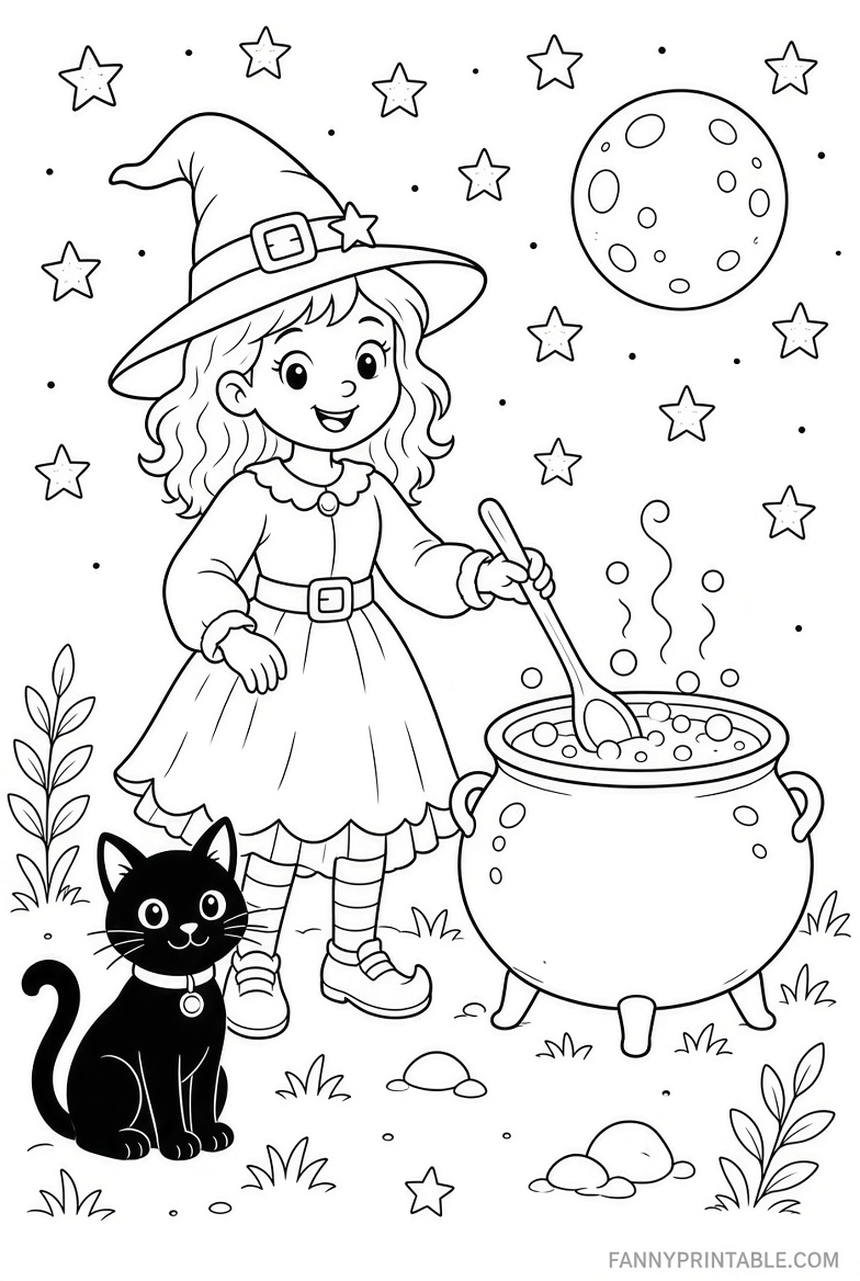 Free Halloween Coloring Pages Printable